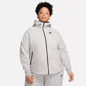 Nike Women Sportswear Tech Fleece Windrunner Full-Zip Hoodie,Plus Size, 2X $145
